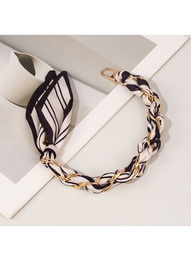 NIBEMINENT Phone Charm/ Chain Strap for Women Girls, Chain Weaving Cell Phone Case Lanyard Wrist Strap