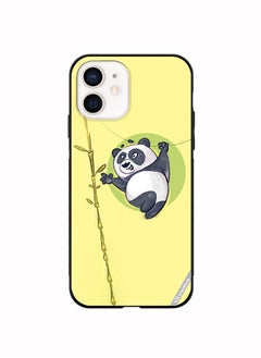 Protective Case Cover For Apple iPhone 12 Fun Panda Design Multicolour