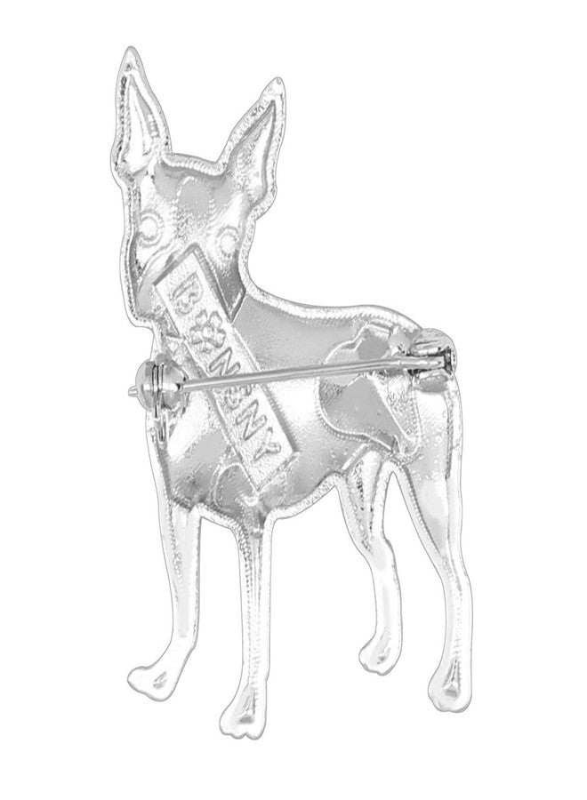 DUOWEI Cute Enamel Dog Brooch Fashion Pet Pins Jewelry Dog Gifts (Black Boston Terrier) - Image 4