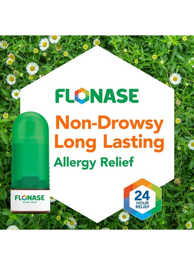 FLONASE Pack Of 2 Allergy Relief Nasal Spray 24 Hour Non Drowsy Allergy Medicine Metered Nasal Spray 144 Sprays - Image 4