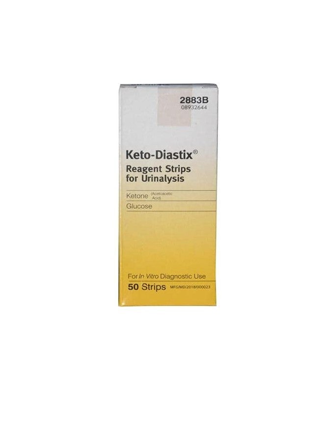 Ascensia Bayers Keto-Diastix Reagent Strips for Urinalysis- 50 Each - Image 1