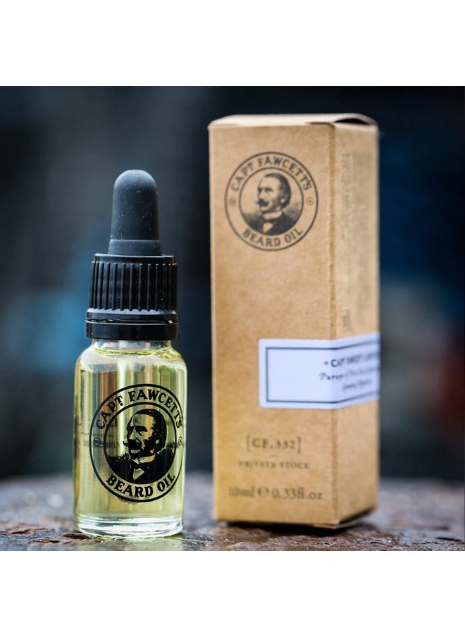 CAPTAIN FAWCETT Aptain Fawcett Signature Series Beard Oils (Private Stock Beard Oil 10Ml Travel Size)  - Image 5