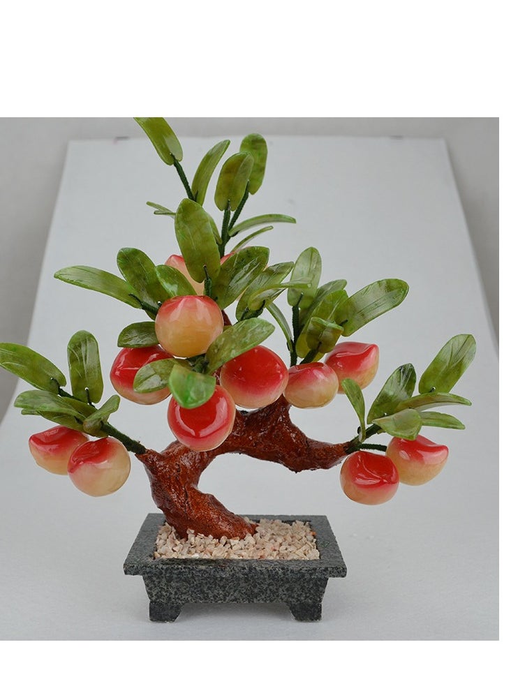 Generic Living Room Decoration Bonsai Peach Tree  - Image 2