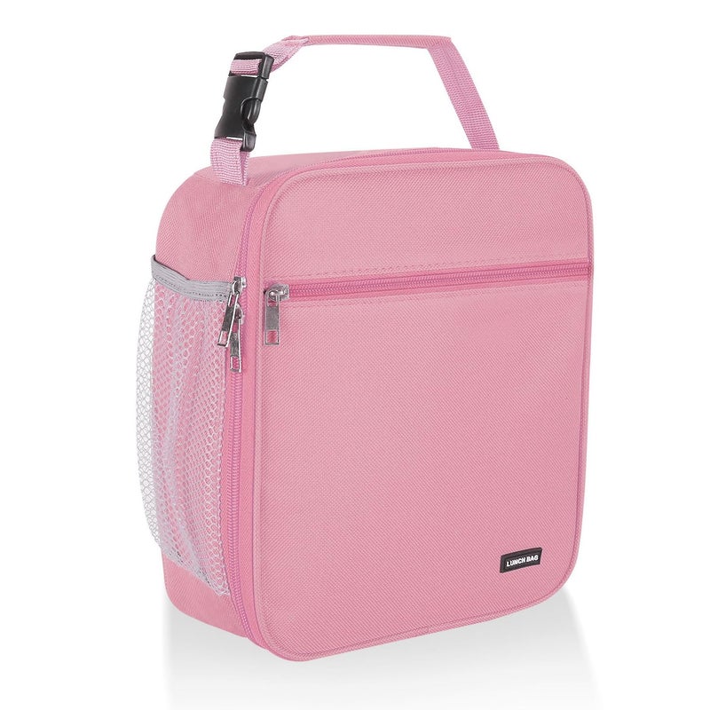 Lovoeo Lunch box Lunch bag for men women Insulated Lunchbox Lunch bags for Work Picnic Travel (Pink) - Image 1