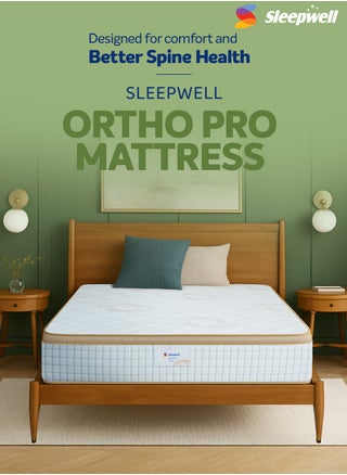 Sleepwell Ortho Pro Profiled Foam | Orthopedic Mattress | Accuprofile Technology | Impressions (Memory) Foam | Spine & Back Supoort | Neem Fresche Technology | Single Size (200L x 90W x 25H cm) | 10 Nights Trial - pzsku/ZC9A86453B661E899C8BAZ/45/1749935686/db52c8ff-2910-49c3-9218-f72b768f0644