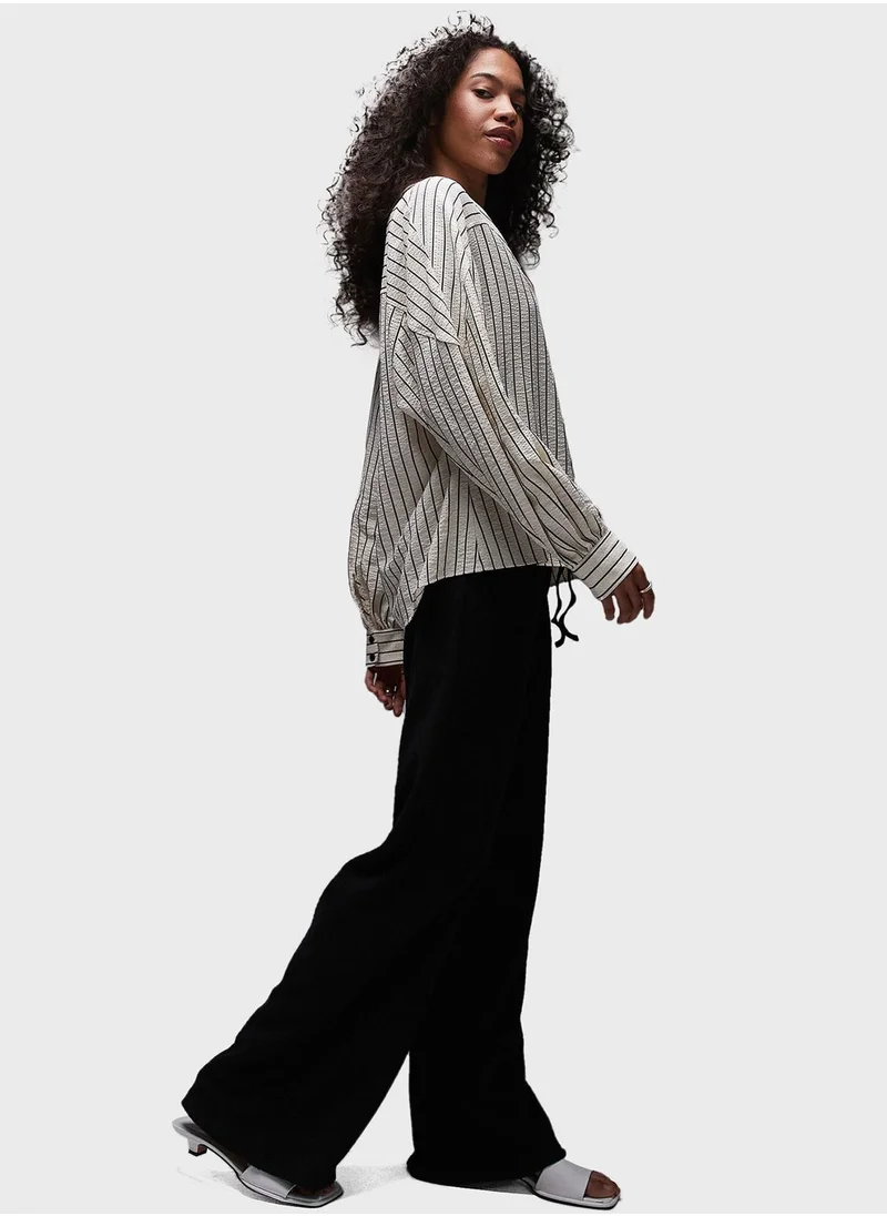 TOPSHOP Stirped Button Down Shirt