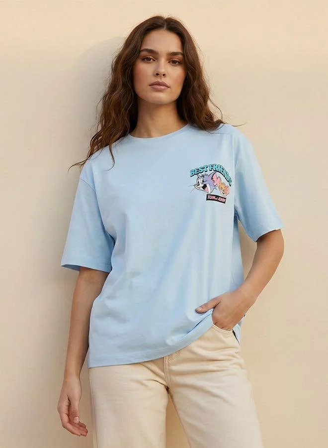 SP Characters Tom and Jerry Boxy Fit T shirt