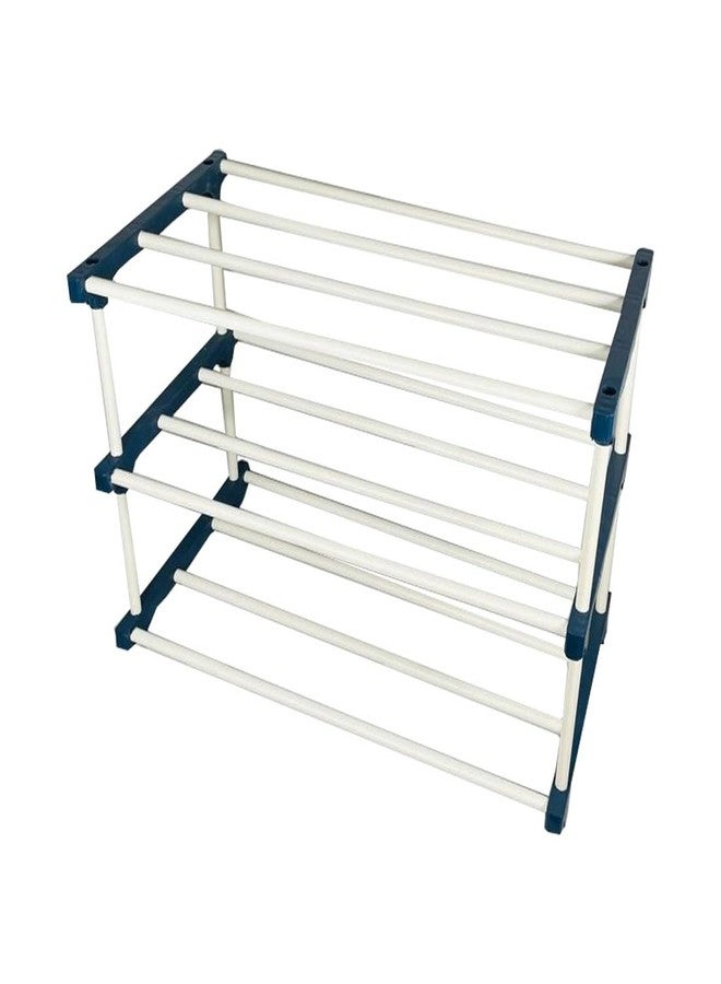 DEMARK QURACK Plastic Book Shelf Tall Narrow Storage Rack for Kids and Adults Modern Bookshelf Unit for Nursery, School, Home, and Office, Floor Mount Open (3 Tier Book Shelf) - Image 3