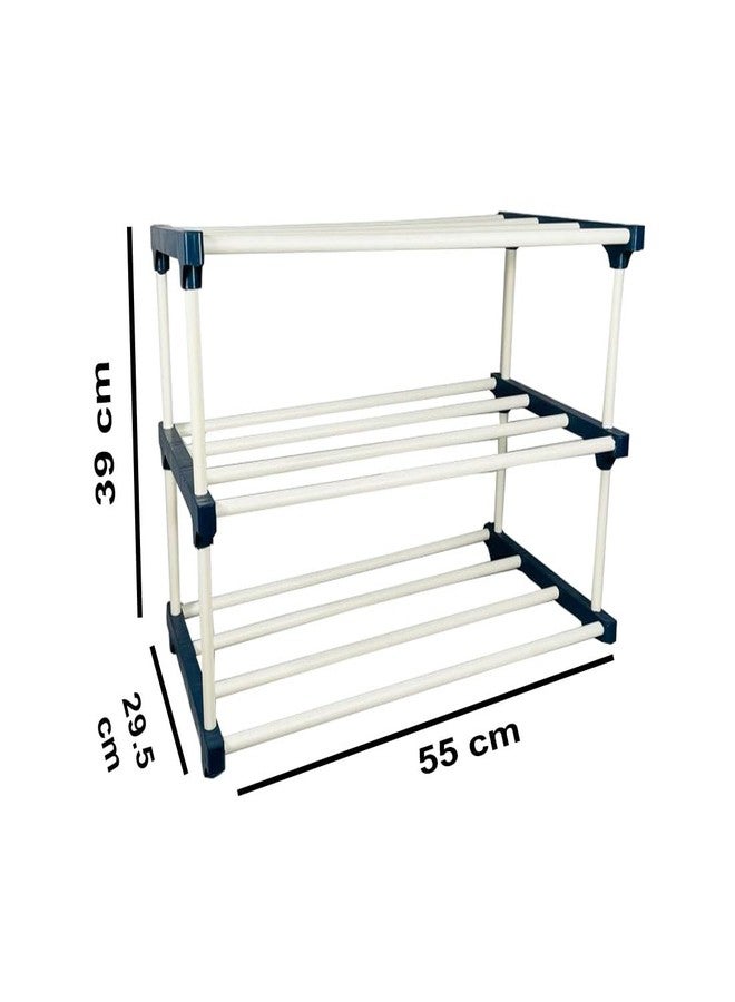 DEMARK QURACK Plastic Book Shelf Tall Narrow Storage Rack for Kids and Adults Modern Bookshelf Unit for Nursery, School, Home, and Office, Floor Mount Open (3 Tier Book Shelf) - Image 2
