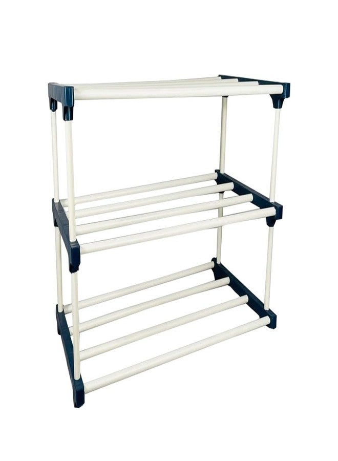 DEMARK QURACK Plastic Book Shelf Tall Narrow Storage Rack for Kids and Adults Modern Bookshelf Unit for Nursery, School, Home, and Office, Floor Mount Open (3 Tier Book Shelf) - Image 4