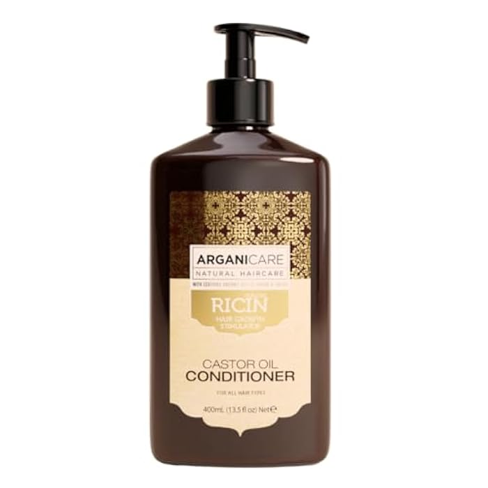 Arganicare | Castor Range | RECONSTRUCTIVE CONDITIONER | Castor | Promotes Growth & Stimulates Growth | Ultra-Nourishing | High Hydration | All hair types | 13.53 fl oz - Image 1