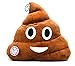 YINGGG 32cm Poop Plush Pillow Round Triangle Emotion Cushion Cute Decorative Stuffed Toy Brown Present for Kids and Friends - Image 3