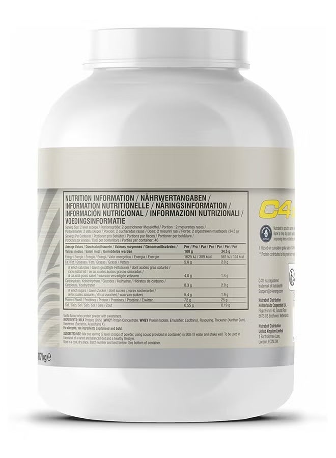 Cellucor C4 Whey Protein Powder - 66 Serving Vanilla Bean - Image 5