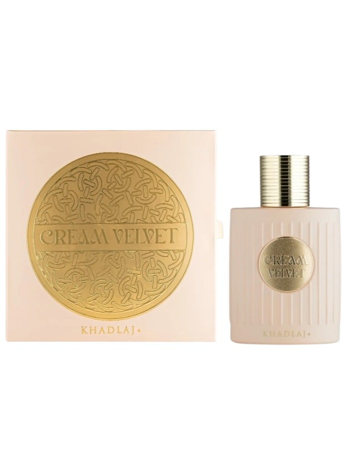 خدلج عطر كريم فيلفيت من خدلج للنساء – Extrait de Parfum 100 مل – رائحة فانيليا كريمية حلوة بالكراميل والعسل مع المسك والعنبر – عطر فاخر دافئ وثابت للمناسبات - Image 1