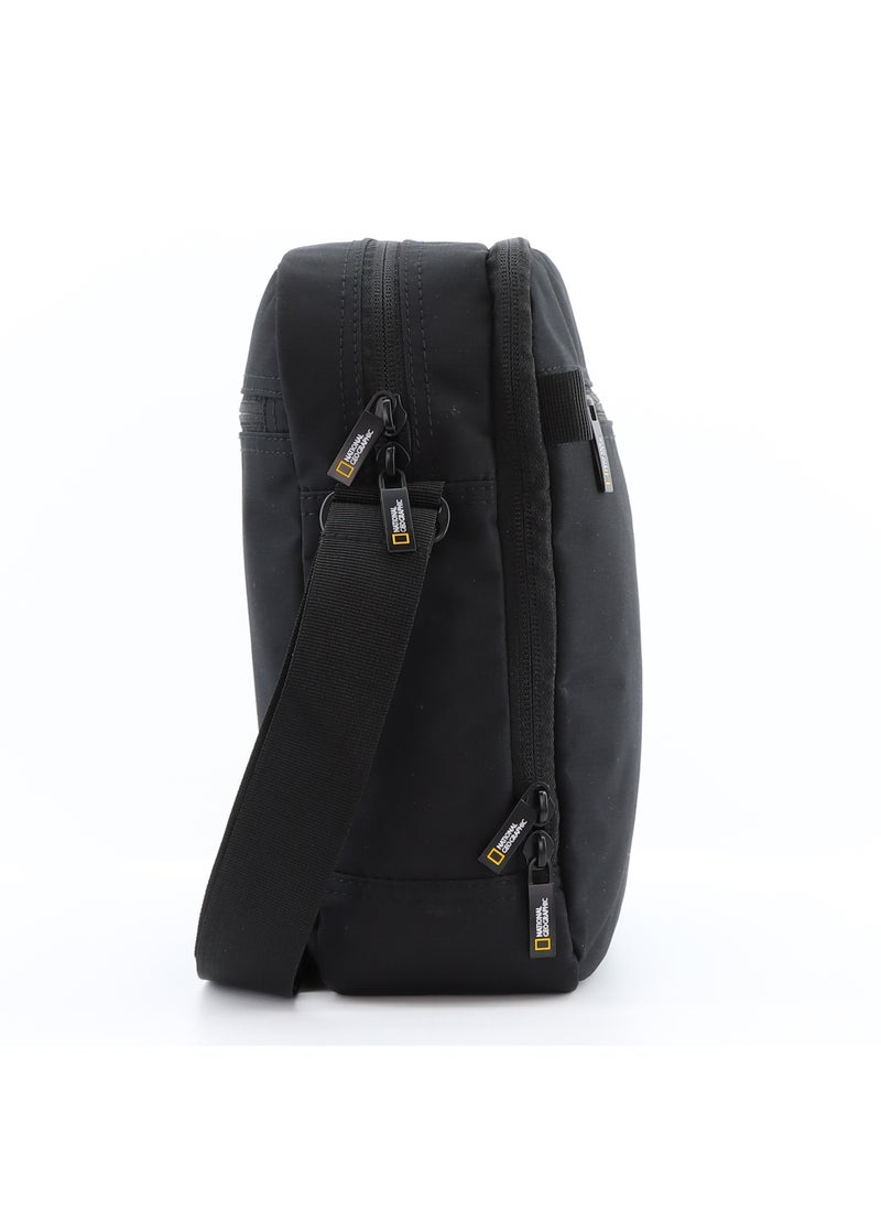 NATIONAL GEOGRAPHIC National Geographic Mutation Vertical Shoulder Bag Black, Compact Durable Water Resistant Light Weight Travel Casual Outdoor Crossbody Bag For Men And Women  - Image 5