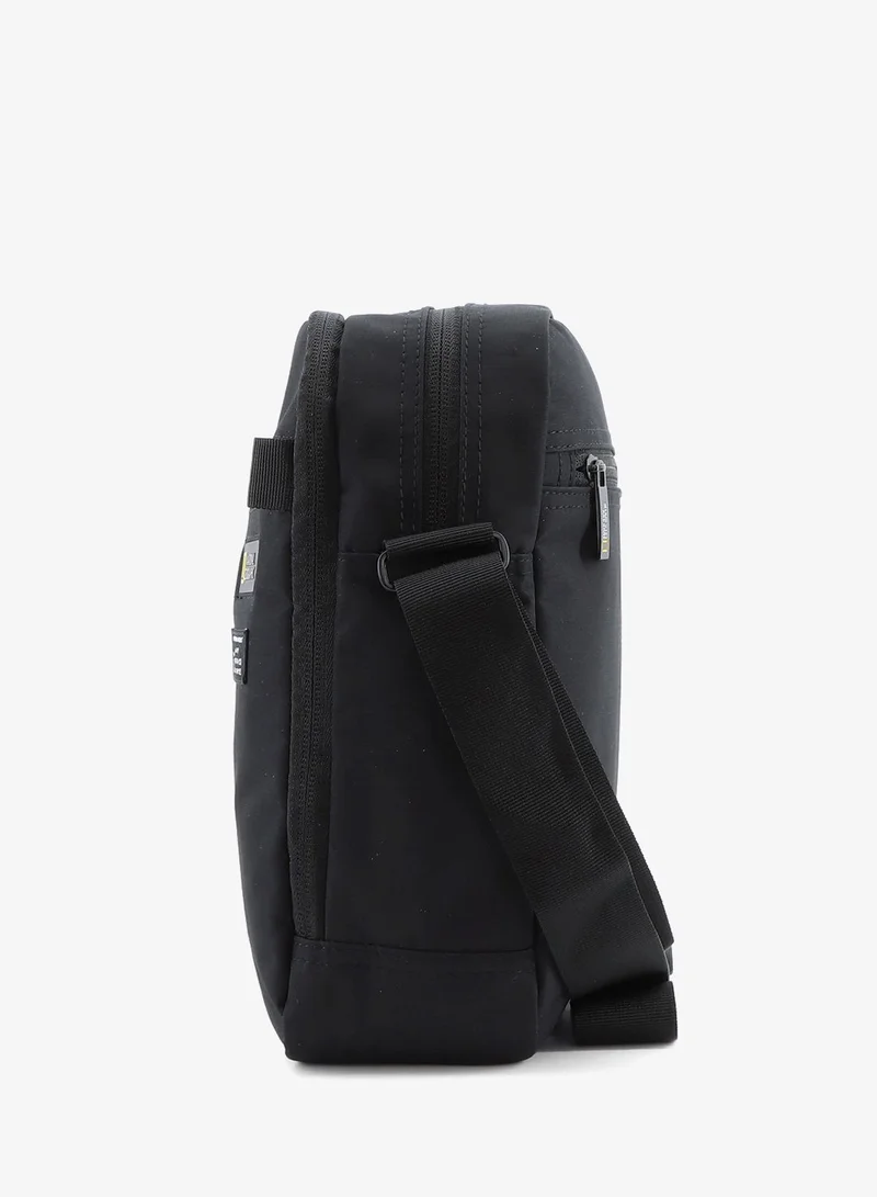NATIONAL GEOGRAPHIC  National Geographic Mutation Vertical Shoulder Bag Black, Compact Durable Water Resistant Light Weight Travel Casual Outdoor Crossbody Bag For Men And Women  | Best Price UAE