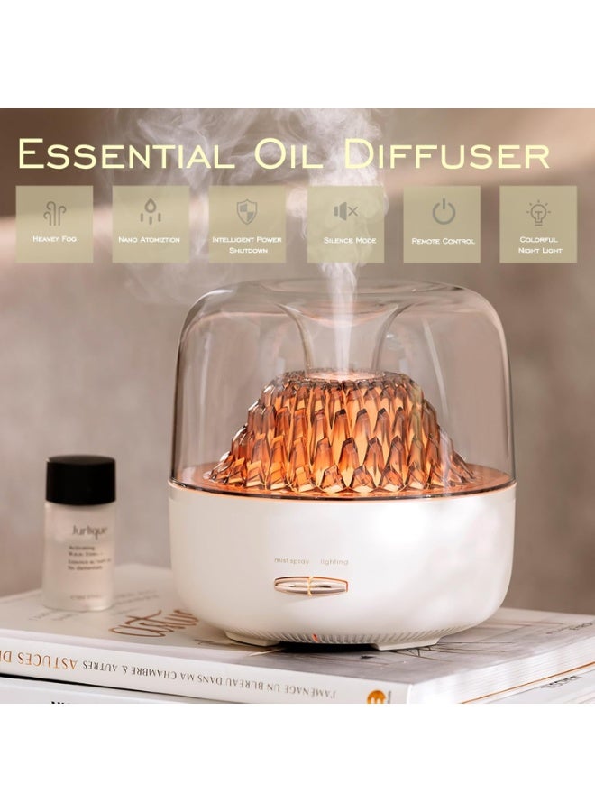 Essential Oil Diffuser,Portable Humidifier with Cool Mist, 7 Colors Night Light, and Auto Shut-Off,Perfect for Home, Office, and Yoga