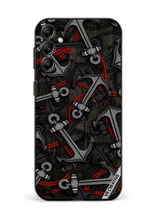 VR CREATIVE Protective Case Cover For Samsung Galaxy A14 5G/A14 Anchor Leggings Design Multicolour - Image 1