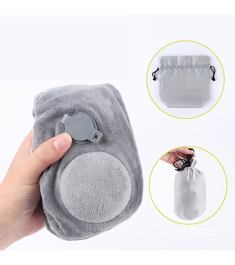 Navy Inflatable U Shaped Pillow Neck Support Business Trips Long Journeys - Image 5