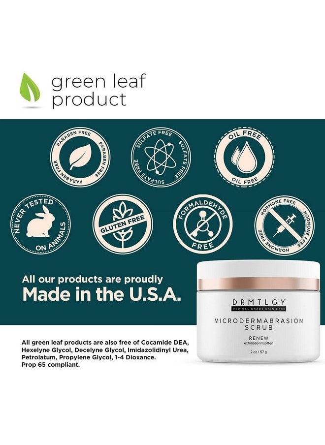 DRMTLGY Microdermabrasion Facial Scrub And Face Mask. Nonabrasive Face Exfoliator Improves Acne Scars Blackheads Pore Size And Skin Texture. 2 Oz  - Image 5
