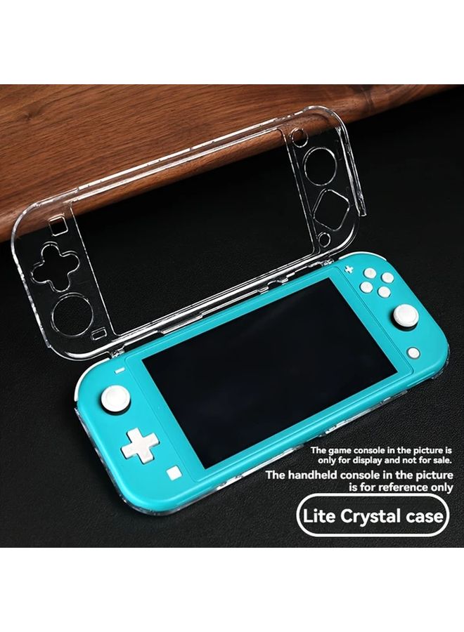 Lite Transparent Protective Case for Nintendo Switch Lite Hard Shell Anti-Slip with Grip Precise Cutouts - Image 1