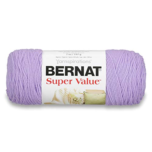 Bernat Super Value Yarn, 7 oz, Gauge 4 Medium Worsted, Lilac - Image 1