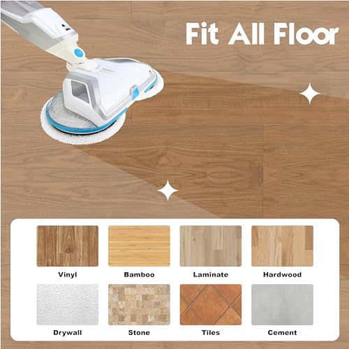 LTWHOME Replacement 8.6 Inch Soft Mop Pads Fit for Bissell Spinwave 2039 Series 2039A 2124 (Pack of 6) - Image 4