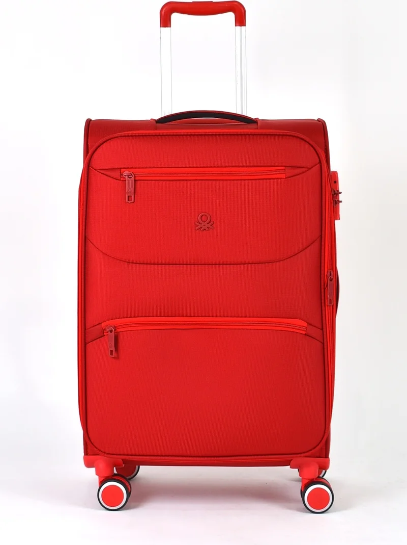 UNITED COLORS OF BENETTON Ultra Light Fabric 2-Piece Suitcase Set Large - Medium Size BNT2400