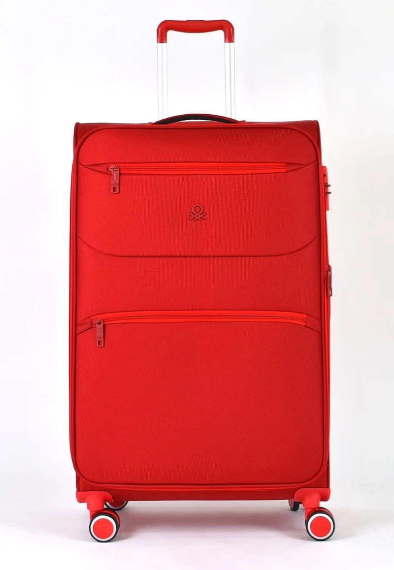 UNITED COLORS OF BENETTON Ultra Light Fabric 2-Piece Suitcase Set Large - Medium Size BNT2400