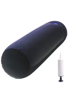 NIBEMINENT Leg positioning pillow with inflatable pillow, portable cushion, sleeping pillow, leg raise bed sofa, travel camping  - Image 1