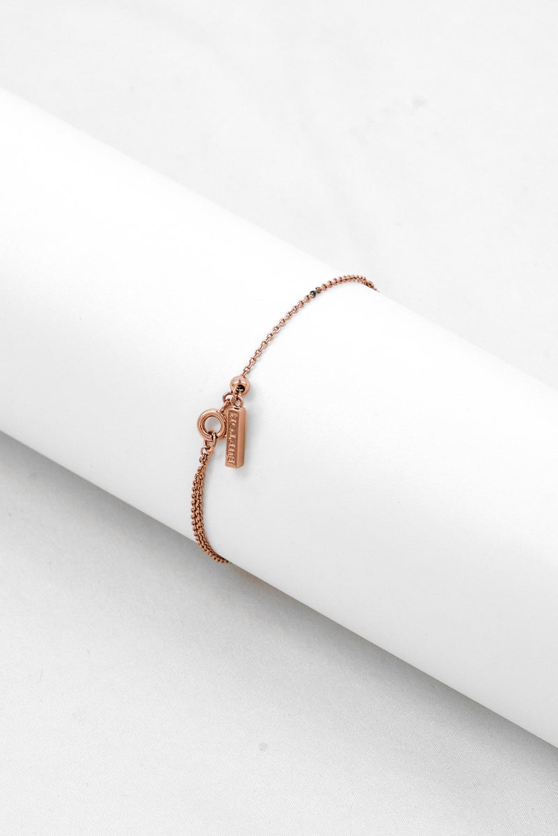 OLIVIA BURTON Women Half Moon Chain Bracelets, Rose Gold - Image 4
