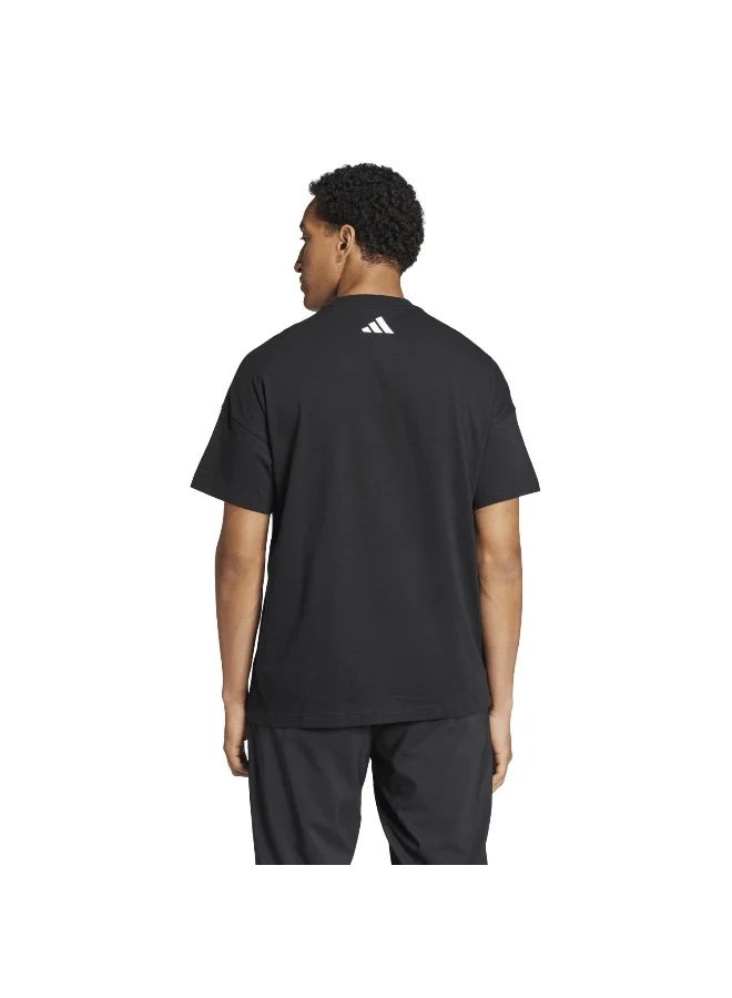 adidas تي شيرت تدريب أسود للجنسين مقاس XS
