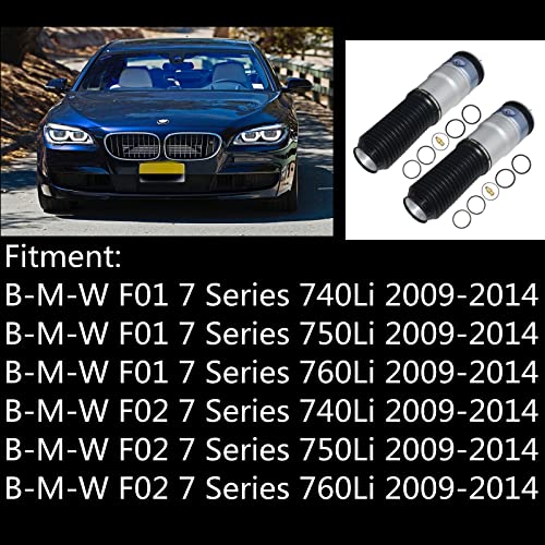 AKWH Pair Rear Air Suspension 37126794139 37126794140 Replacement for BMW 2009-2014 F01 F02 7 Series 740Li, 750Li, 760Li - Image 3
