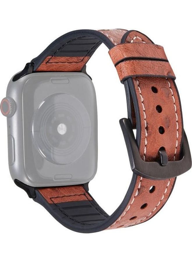 NIBEMINENT Replacement Watchband For Apple Watch Coffee - Image 1
