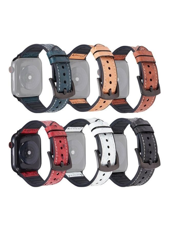 NIBEMINENT Replacement Watchband For Apple Watch Coffee - Image 2