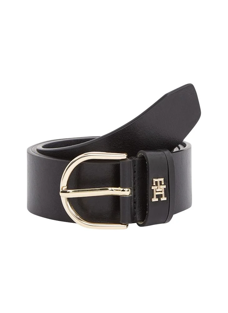 TOMMY HILFIGER Logo Detail Allocated Buckle Hole Belt