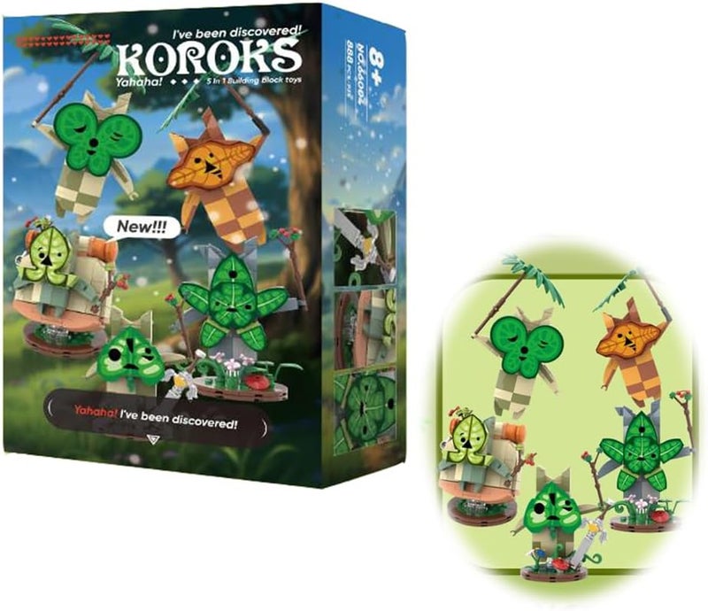 Building Blocks Set, 5 Characters Building Block Sets for BOTW Fans, Cute Game Merch Action Figures, Toys Gifts for Fans - Image 1