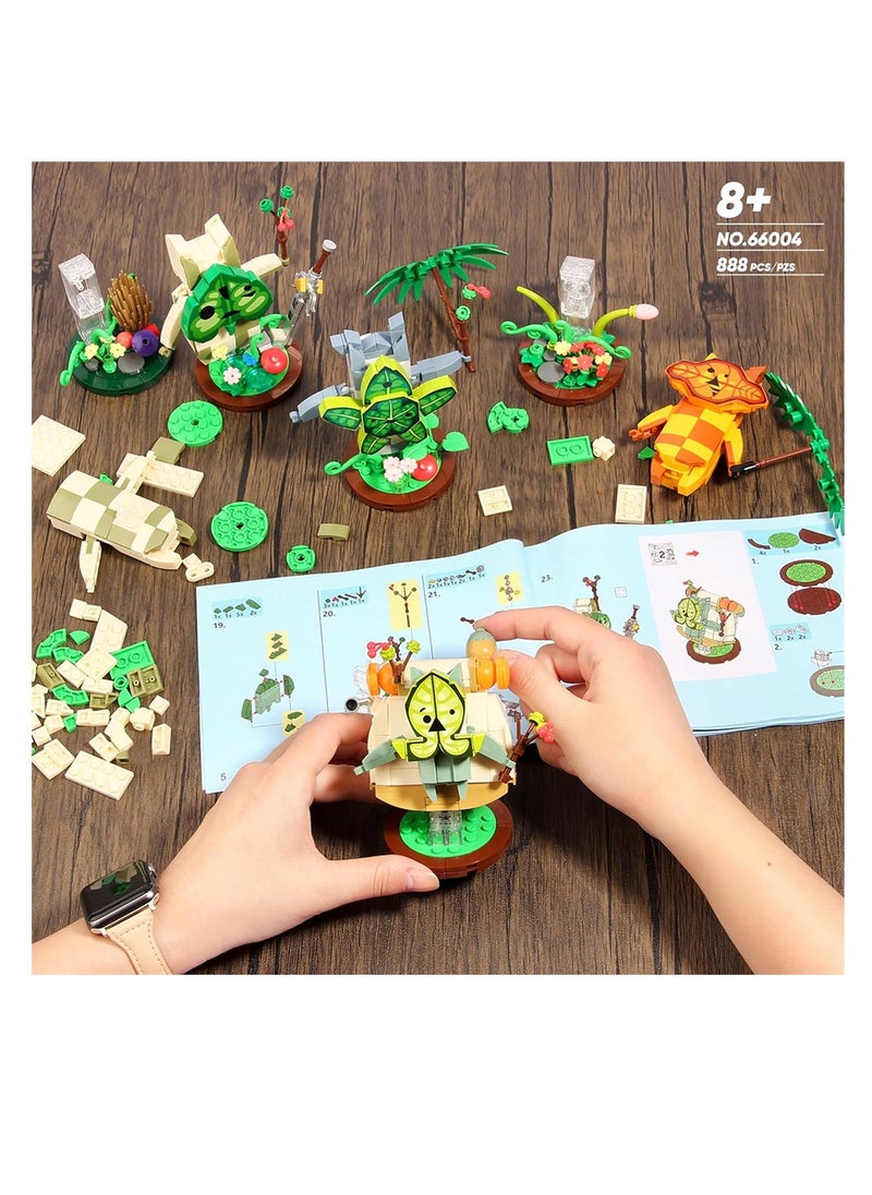 SYOSI Koroks Building Set, 5 Characters Building Block Sets for BOTW Fans, Cute Game Merch Action Figures, Toys Gifts for Fans, Kids, and Adults  - Image 5