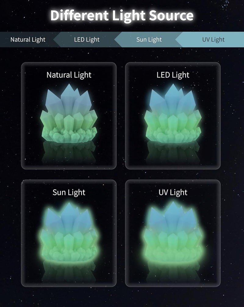 DURAMIC 3D PLA Glow Rainbow in The Dark Filament 1.75mm 1Kg, 3D Printing Luminous Filament 1.75mm Dimensional Accuracy +/- 0.02 mm, Fit Most FDM 3D Printers - Image 2