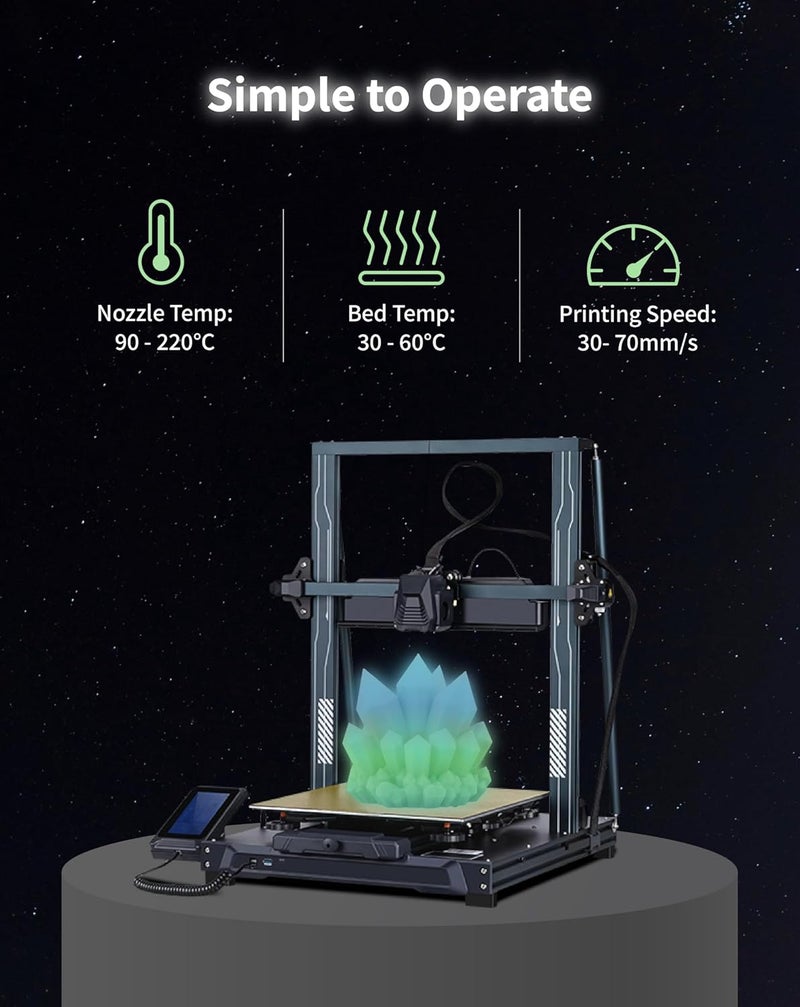 DURAMIC 3D PLA Glow Rainbow in The Dark Filament 1.75mm 1Kg, 3D Printing Luminous Filament 1.75mm Dimensional Accuracy +/- 0.02 mm, Fit Most FDM 3D Printers - Image 5