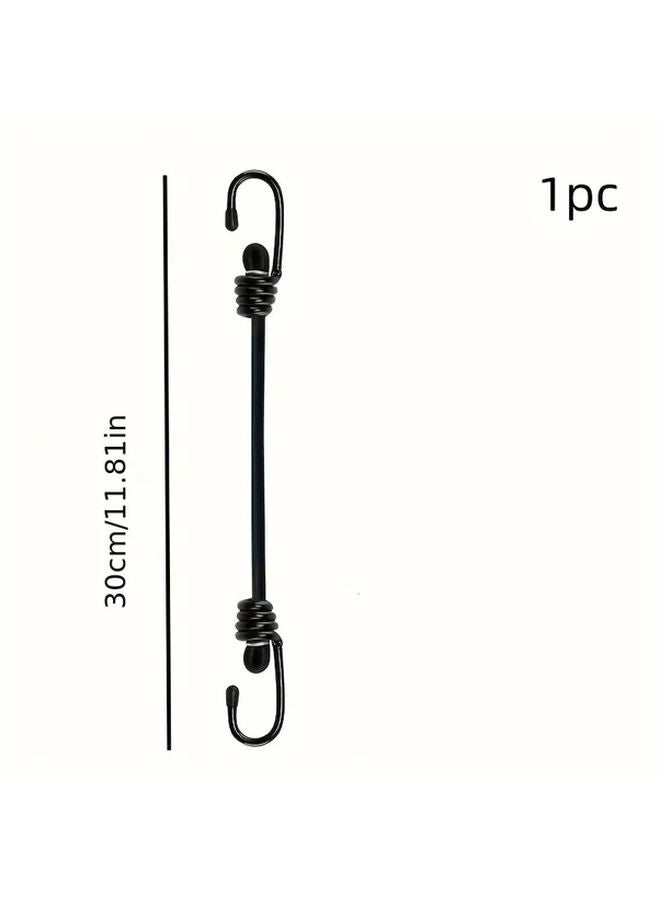 Heavy Duty 12 Inch Bungee Cords with Metal Hooks Multi Purpose Elastic Straps - Image 1