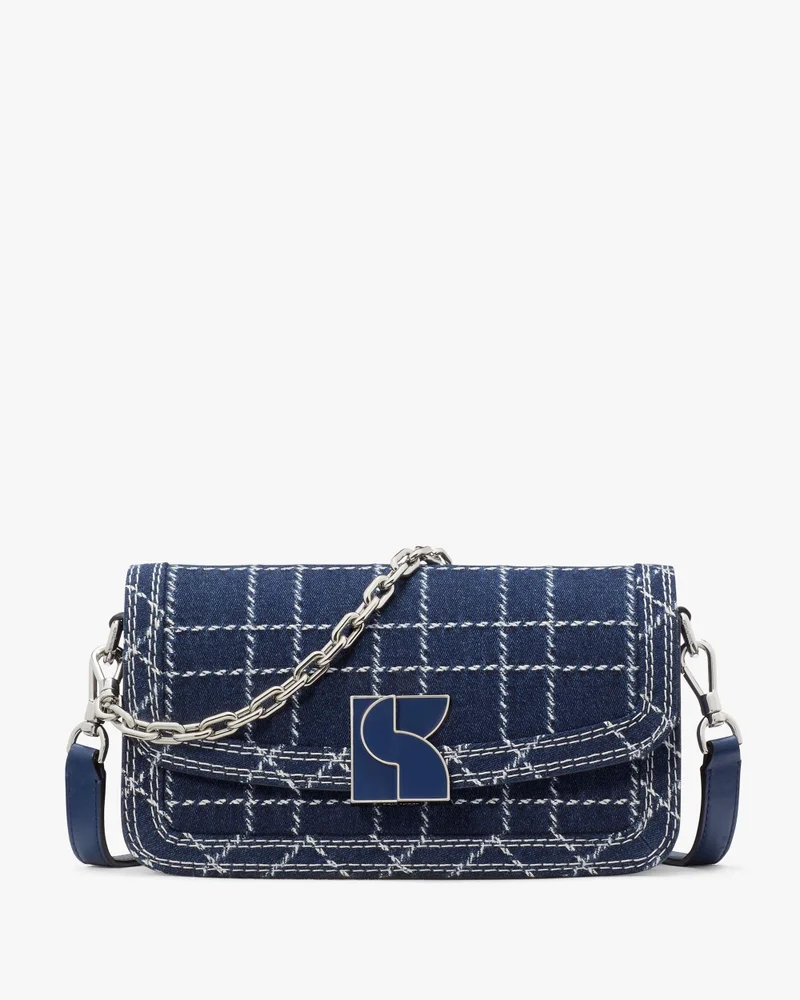 Kate Spade Dakota Denim Check Small Crossbody