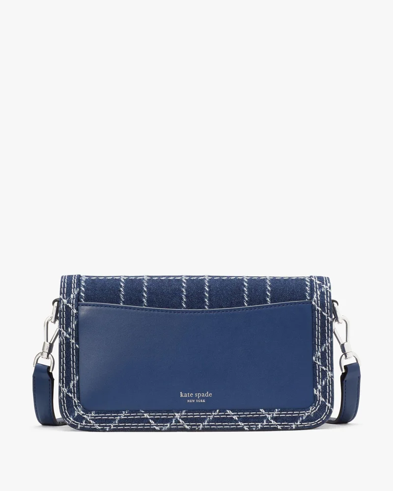 Kate Spade Dakota Denim Check Small Crossbody