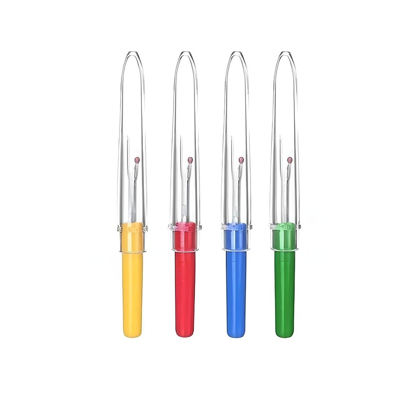 YESWE GADGETS Seam Ripper Tool Set Piece Sewing Accessories Kit for Stitch Removal Thread Cutting Ideal for Sewing Tailoring DIY Projects Stainless Steel Blades with Comfort Grip Handles  - Image 1