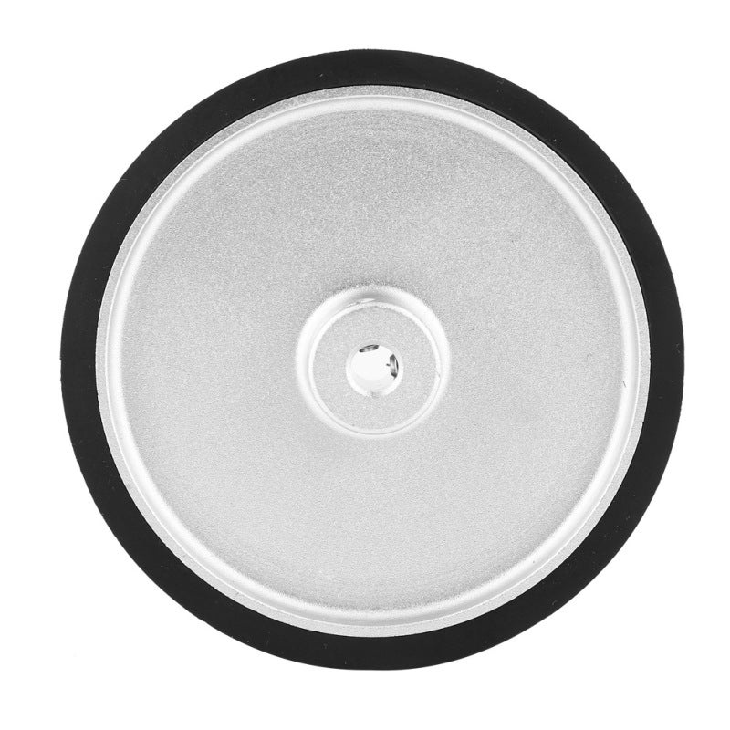 Heavy Duty Encoder Meter Wheel 250mm Circumference 8mm Hole Diameter Anti-Deformation Thickening Rubber Surface - Anti-Slip Rubber Wheel with Aluminum Alloy Bracket for Rotary Encoders - Image 1