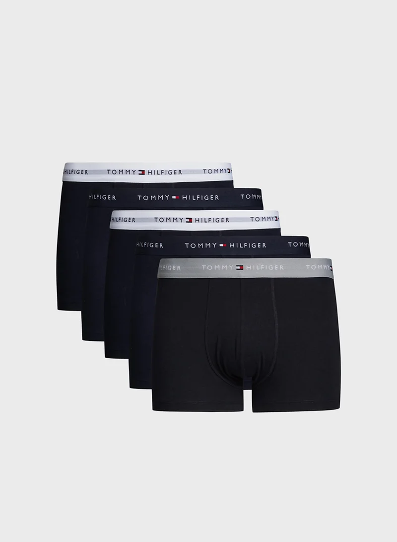 TOMMY HILFIGER 5 Pack Assorted Trunks