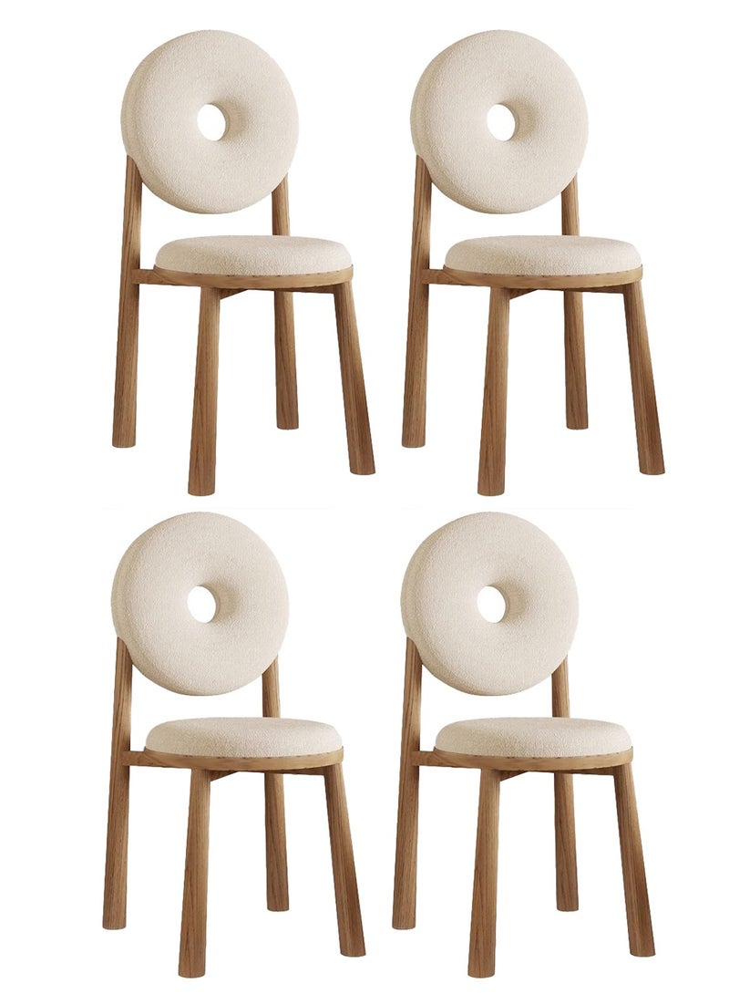 Sharpdo Bedroom 4-Piece Set with Lambskin Chair Back - Image 1