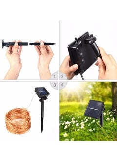 Generic Garden Street Outdoor Solar Light String 10M LED Solar Light Waterproof  - Image 4