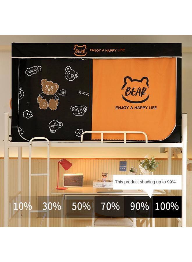 Bluejw Mosquito Net Student Dormitory Upper Bed Full Shading Lower Bed With Bracket Retractable Bed Curtain Integrated Side Door For Anti-mosquito - Image 3