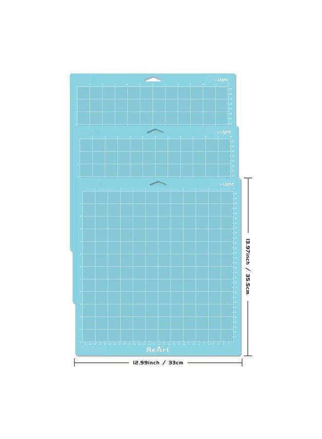ReArt Light Grip Cutting Mat 12x12 inch 3 Pack - Image 2